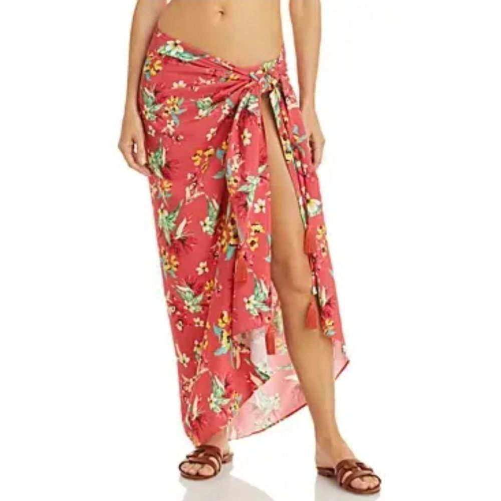 Aqua Swim floral Printed Sorang Cover Up 100% Exclusive NWT